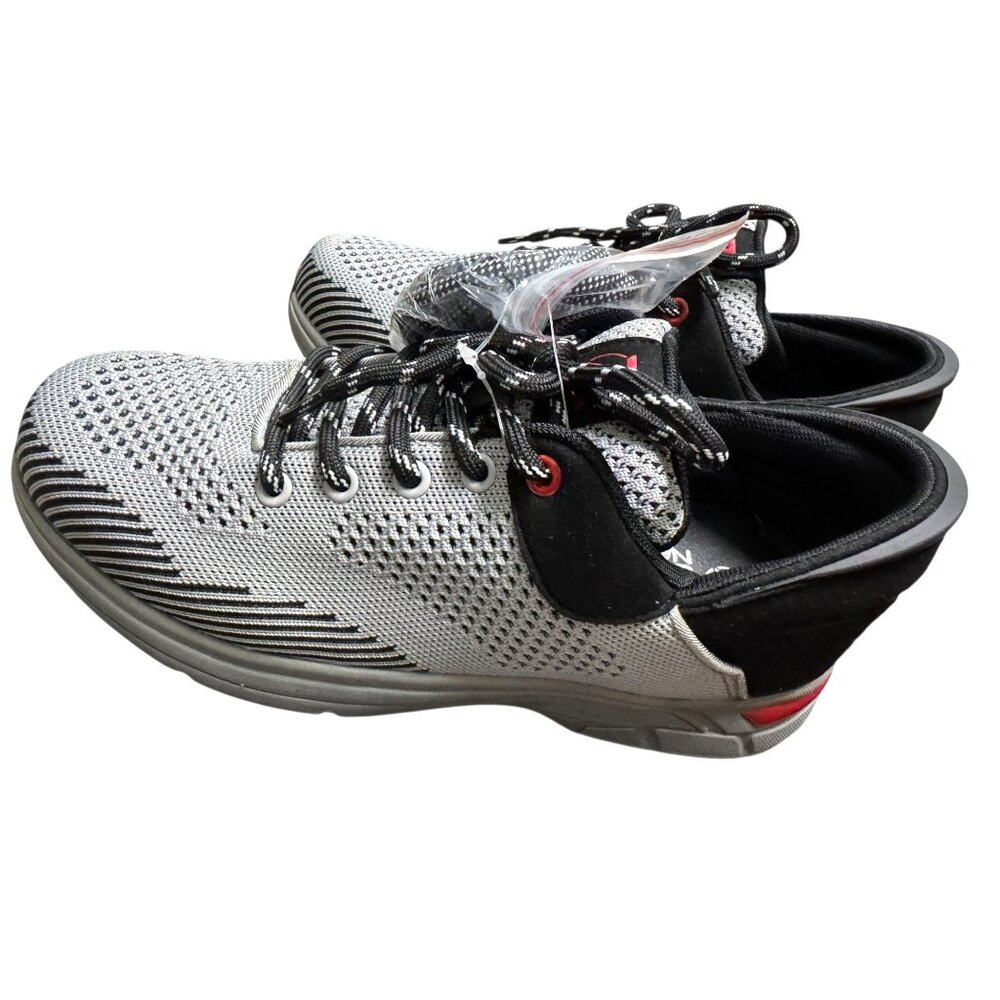 Zeba Steel Onyx Medium Sneakers‎ Grey & Black Mens Size 7.5